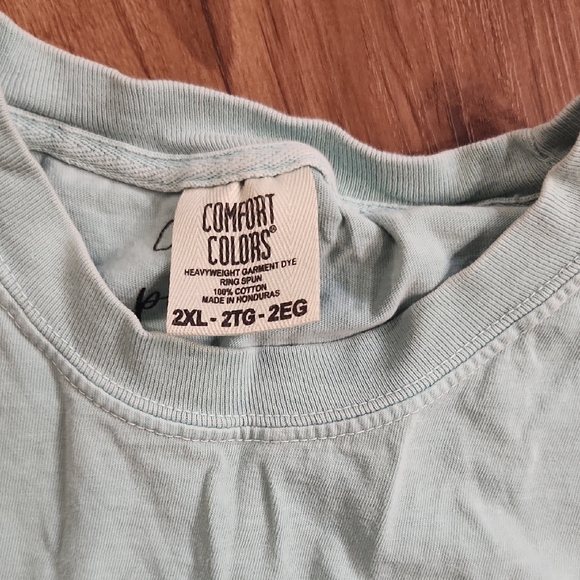 Comfort Colors Light Blue Tee - Picture 2 of 2